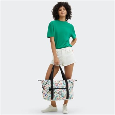 Kipling Kadın Art Medium Tote Çanta, Hafif Büyük Haftasonu, Naylon Seyahat Çantası