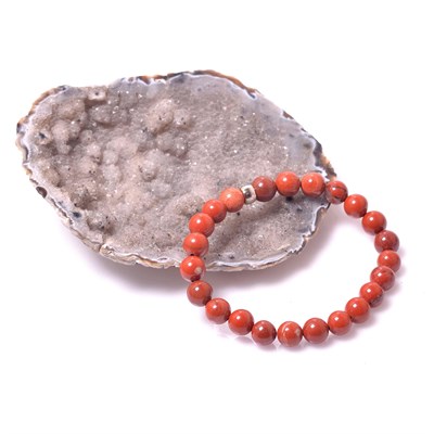Kırmızı Jasper Taşı Bileklik - 8 mm - Taş Sandığı