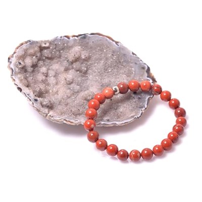 Kırmızı Jasper Taşı Bileklik - 8 mm - Taş Sandığı