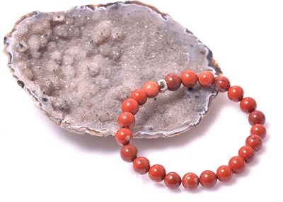 Kırmızı Jasper Taşı Bileklik - 8 mm - Taş Sandığı
