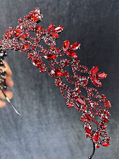 Kırmızı Melissa Model Kına Ve Gelin Tacı
