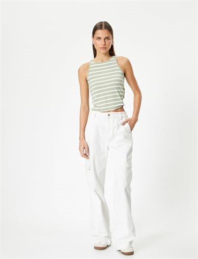 Kısa Atlet Bisiklet Yaka Slim Fit