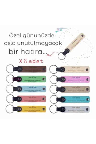 Kişiye Özel Yeni Doğan Hatırası Anahtarlık, Tek Ebat, MH-KAN8625X6, üniseks-bebek