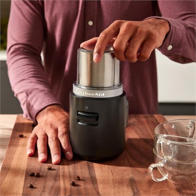 Kitchenaid Go Kablosuz Serisi Kahve Öğütücüsü Bataryasız Matte Black
