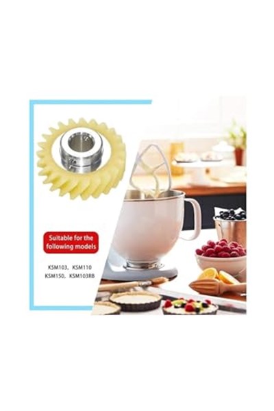 Kitchenaid ile uyumlu Artisan Hamur Yoğurma Makinesi Sonsuz Dişli Yedek Parça