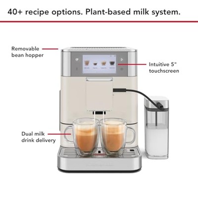 KitchenAid Tam Otomatik Espresso Makinesi KF8-5KES8558 (Porcelaın White)