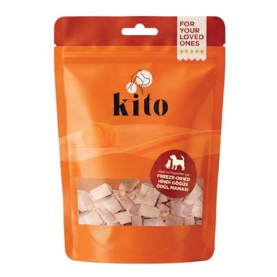 Kito Freeze Dried Hindi Göğüs Köpek Ödül Maması%100 Doğal, Glutensiz 30 gr(Dog Treat)