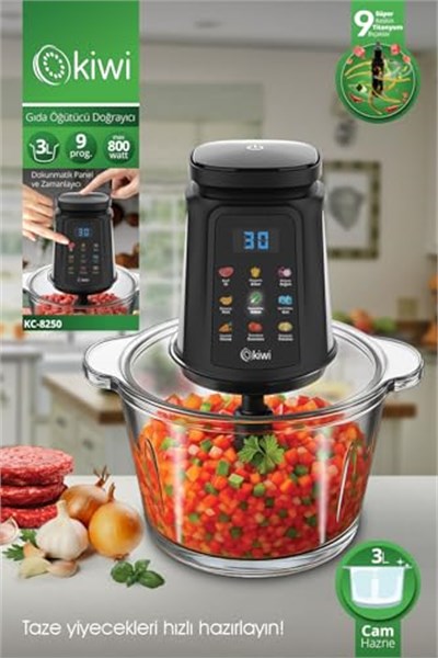 Kiwi KC-8250 Gıda Doğrayıcı & Öğütücü