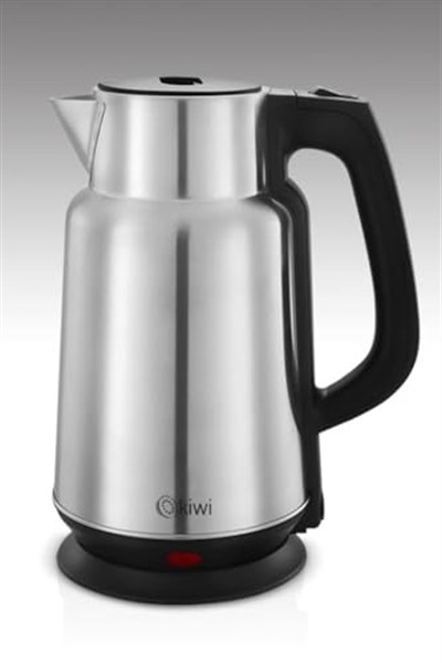 Kiwi KK-3334 Su Isıtıcı | 2.2L Paslanmaz Çelik, 360° Kablosuz, Gizli Rezistans