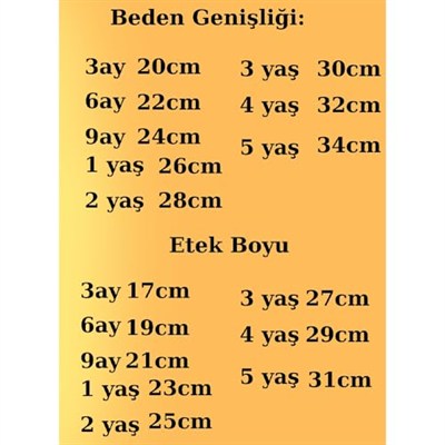 Kız Bebek ve Çocuk Müslin Kumaş Bandanalı Üçlü Elbise