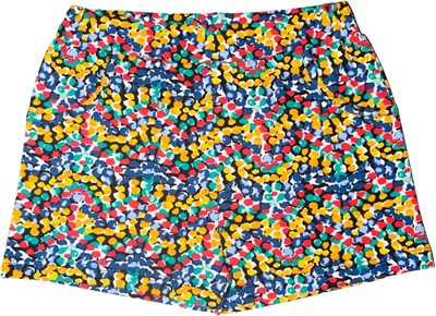 Kız Çocuk Abstract Speckled Desen Cepli Şort