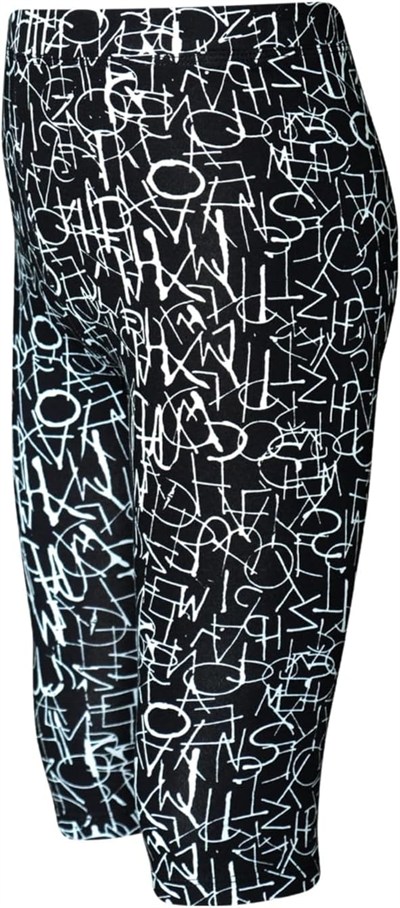 Kız Çocuk Dark Letters Desen Kapri