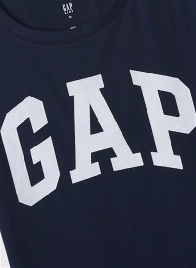 Kız Çocuk Gap Logo T-Shirt Lacivert