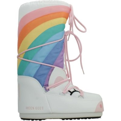 Kız Çocuk Kar Botu 80D3400270-AV20 Moon Boot ICON Unicorn White/Multicolor (23-34)