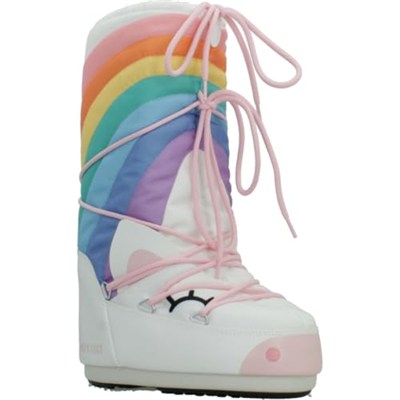 Kız Çocuk Kar Botu 80D3400270-AV20 Moon Boot ICON Unicorn White/Multicolor (23-34)