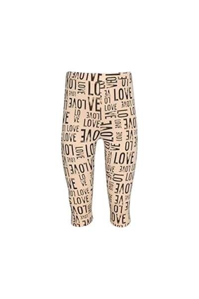 Kız Çocuk Lovely Letters Desen Kapri