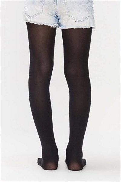 Kız Çocuk Siyah Pretty Külotlu Çorap | Pcl088pg19sk