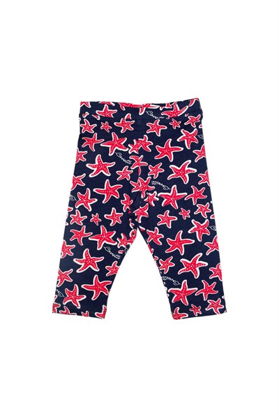 Kız Çocuk Starfish Desen Kapri