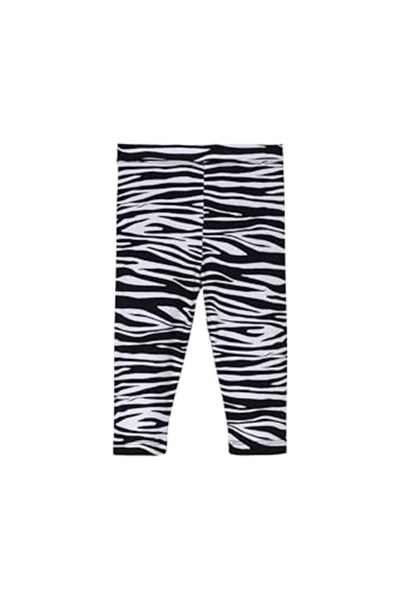 Kız Çocuk Zebra Desen Kapri