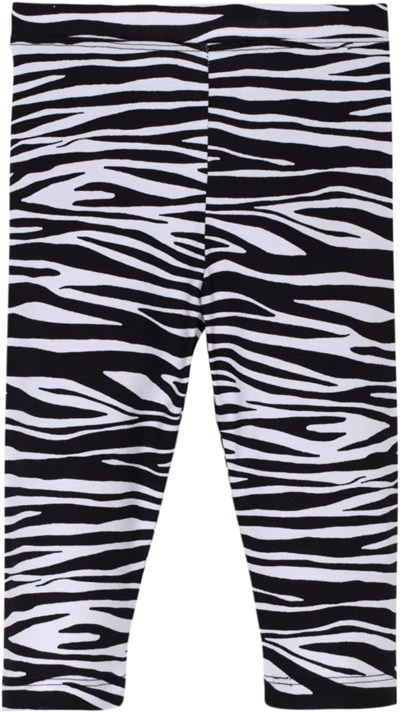 Kız Çocuk Zebra Desen Kapri