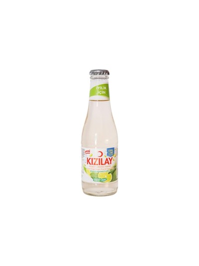 Kızılay Misket Limonlu ve Nane Aromalı Maden Suyu, 200 ml x 24 Adet