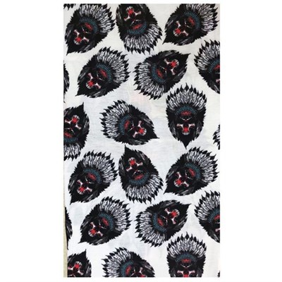 Kızılderili Kurukafa Temalı Buff Boyunluk Bandana No:105