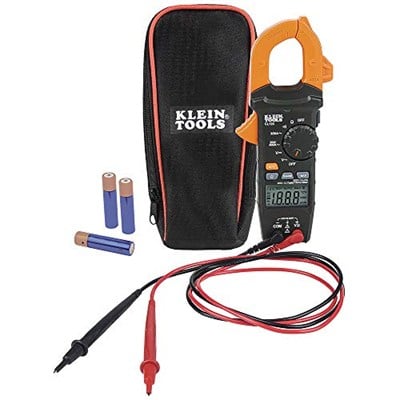 Klein Tools CL120 Dijital Kelepçe Ölçer, Otomatik Aralık 400 Amper AC/DC ve Temassız Voltaj Ölçer, Turuncu