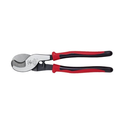 Klein Tools Journeyman J63050 kablo kesici, alüminyum, bakır ve iletişim kablosunu keser, makas çeneli, küçük
