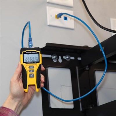 Klein Tools VDV526-200 Kablo Test Cihazı, LAN Scout Jr. 2 Ethernet Kablosu Test Cihazı, CAT 5e, RJ45 Bağlantılı CAT 6/6A Kablolar