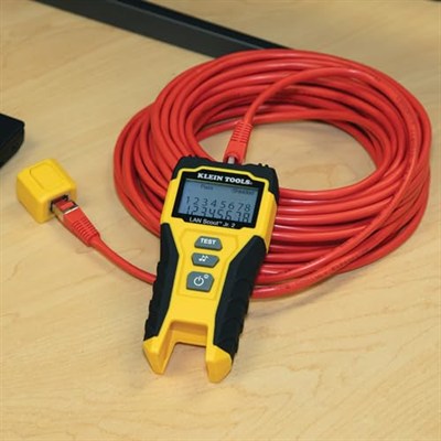 Klein Tools VDV526-200 Kablo Test Cihazı, LAN Scout Jr. 2 Ethernet Kablosu Test Cihazı, CAT 5e, RJ45 Bağlantılı CAT 6/6A Kablolar
