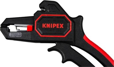 KNIPEX 12 62 180 Otomatik Tel Sıyırıcı 180 mm, Siyah