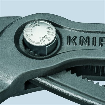KNIPEX Cobra, Su Pompası Pensesi | 2K Saplı Boru Anahtarı, Büyük, Krom Vanadyum, Atramentize Edilmiş Pas Koruması, 300 Mm, 87 02 300