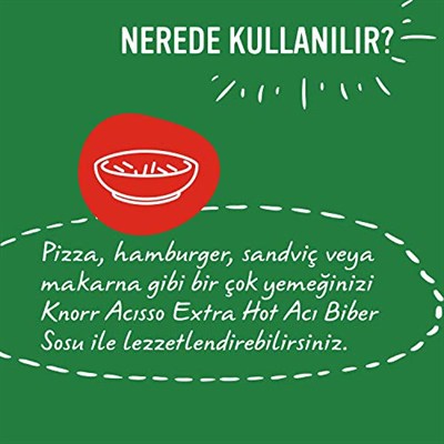 Knorr Acısso Extra Hot Acı Biber Sosu 52 Gr
