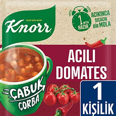 Knorr Çabuk Çorba Acılı Domates 22 g