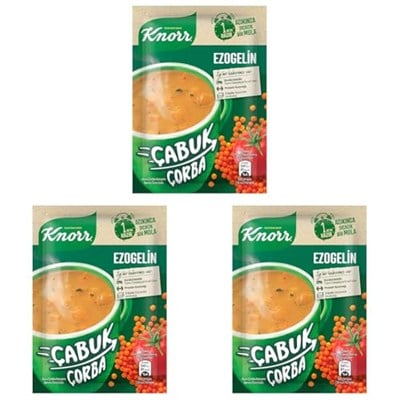 Knorr Çabuk Çorba Ezogelin 22 g 3lü paket