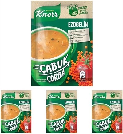 Knorr Çabuk Çorba Ezogelin 22 g 4lü paket