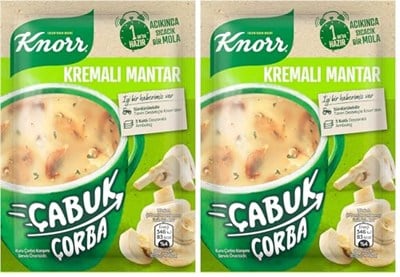 Knorr Çabuk Çorba Kremalı Mantar 19 g (2 paketi)