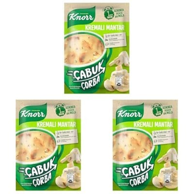 Knorr Çabuk Çorba Kremalı Mantar 19 g 3lü paket