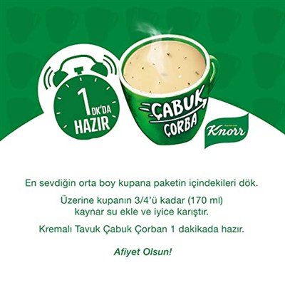 Knorr Çabuk Çorba Kremalı Tavuk 18 g