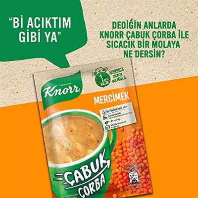 Knorr Çabuk Çorba Mercimek 22 g