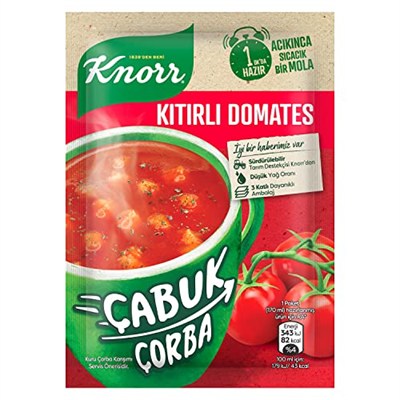 Knorr Çorba Kıtırlı Domates 22 g