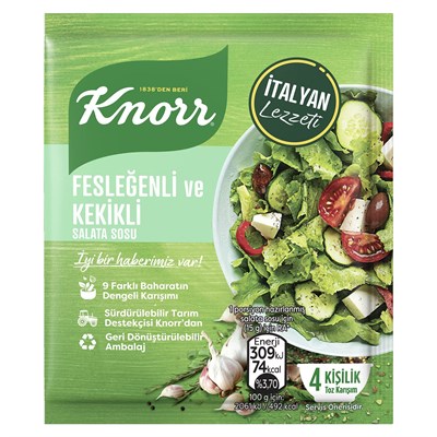 Knorr Fesleğenli ve Kekikli Salata Sosu 5li Paket - Seçenekler: Fesleğenli ve Kekikli Salata Sosu...