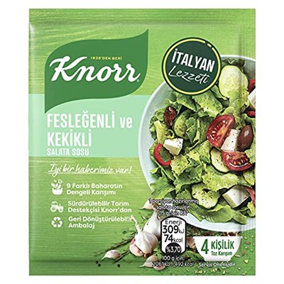 Knorr Fesleğenli ve Kekikli Salata Sosu 5li Paket - Seçenekler: Fesleğenli ve Kekikli Salata Sosu...