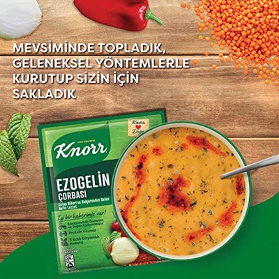 Knorr Hazır Çorba Ezogelin 4 Kişilik, 74 g