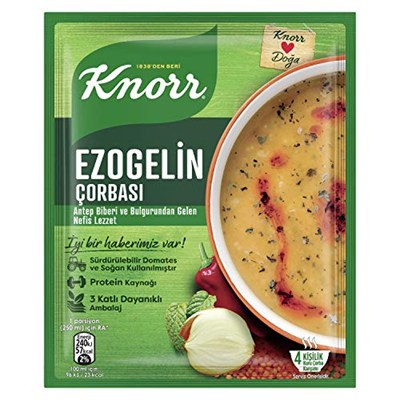 Knorr Hazır Çorba Ezogelin 4 Kişilik, 74 g 3lü paket