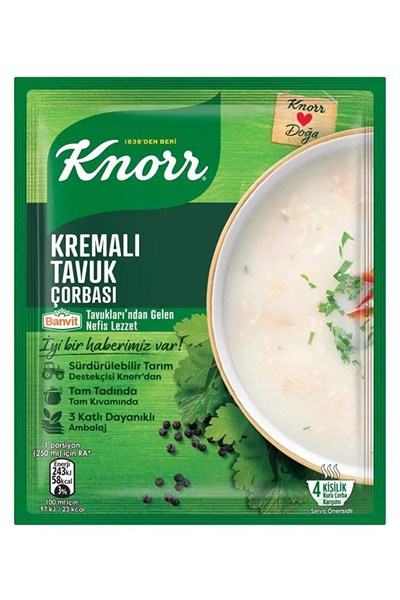 Knorr Hazır Çorba Kremalı Tavuk 65 g