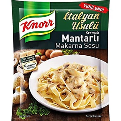 Knorr Makarna Sosu İtalyan Usulü Kremalı Mantarlı 52 g