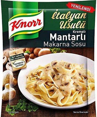 Knorr Makarna Sosu İtalyan Usulü Kremalı Mantarlı 52 g