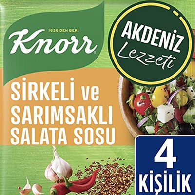 Knorr Sirkeli ve Sarımsaklı Salata Sosu (5 x 1 adet)