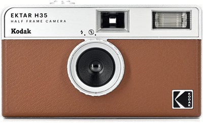 KODAK EKTAR H35 Yarım Çerçeve Film Kamera (Kum) Paketi Kodak Ultramax 400/24EXP 35mm Rulo Film - Seçenekler: 24exp film ile paket, Filmsiz tek, Paket, Tek